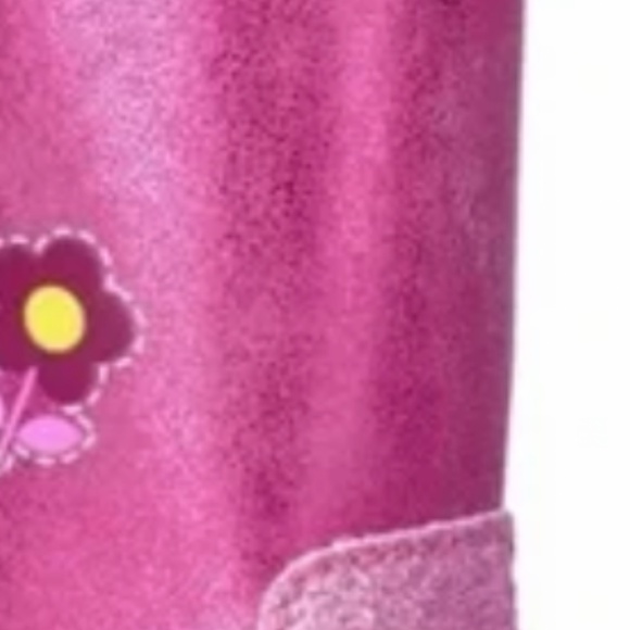 Disney Minnie Mouse Girls Metallic Pink Sparkle Cowboy Boots Shoes Size 12 NWT - Picture 8 of 9